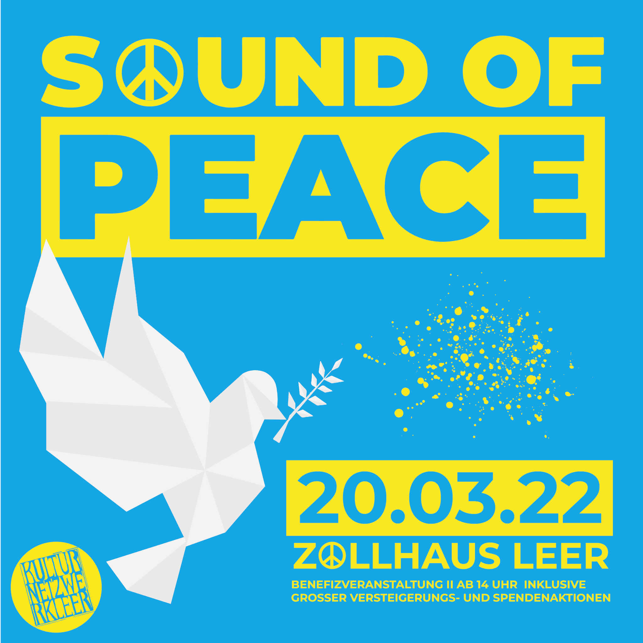 SOUND OF PEACE – Benefizveranstaltung vom Kulturnetzwerk Leer