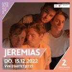 JEREMIAS (Neustart Kultur 2022) am 15.12.2022 im Zollhaus