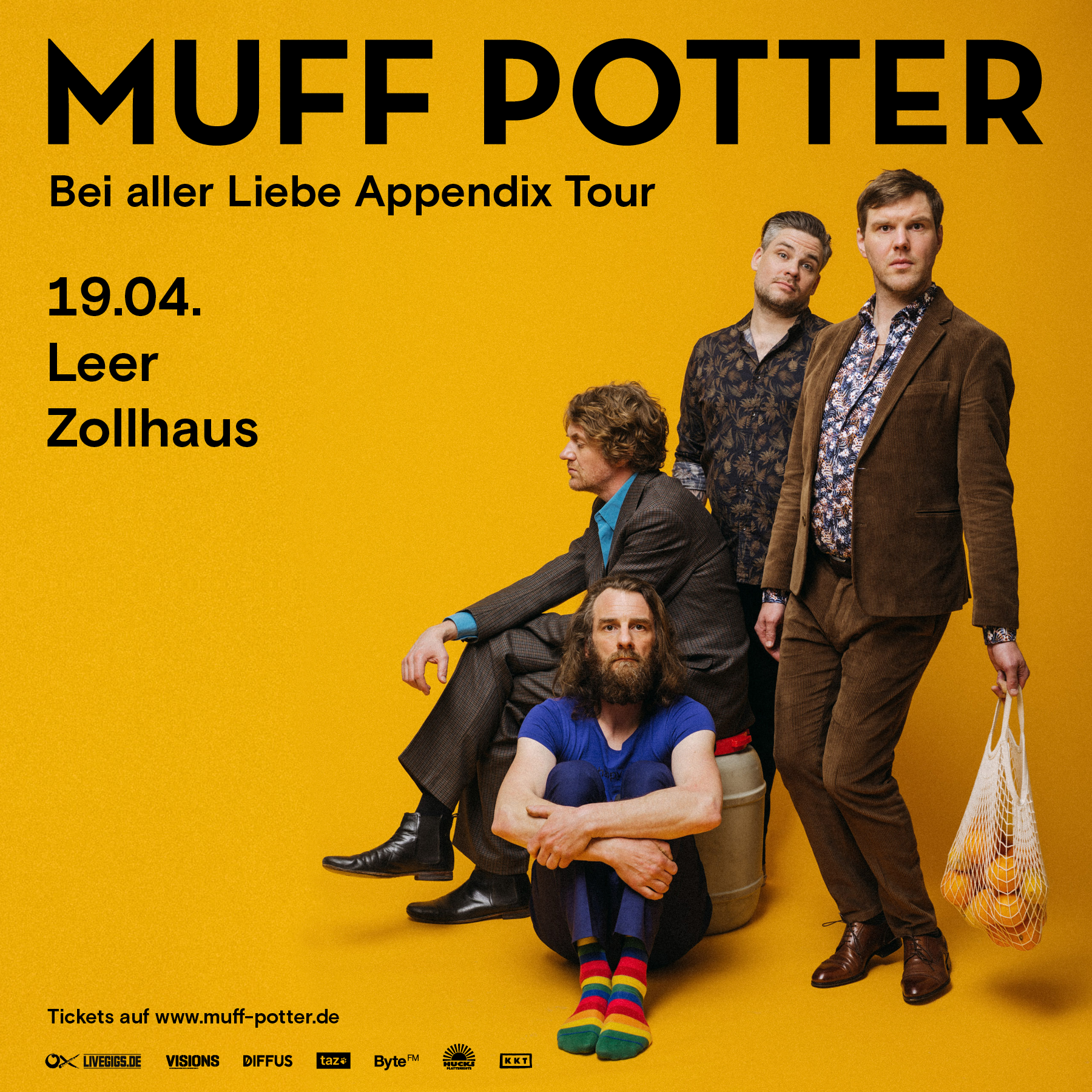 MUFF POTTER – Bei Aller Liebe Appendix Tour 2023