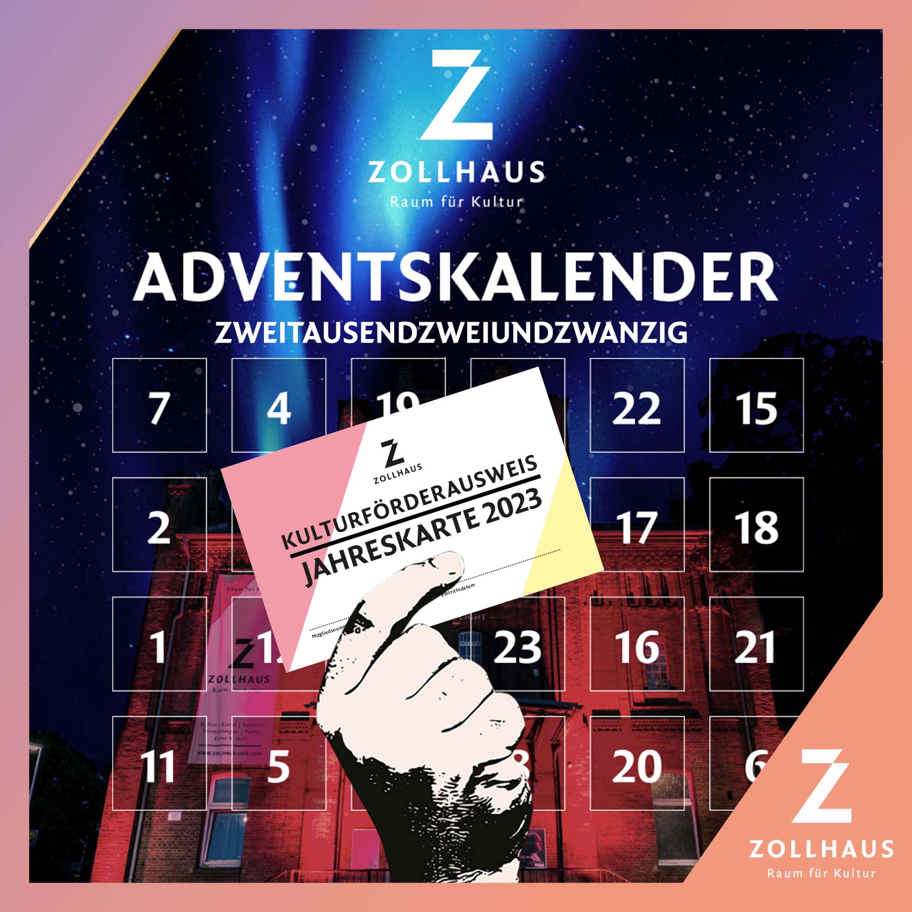 DER ZOLLHAUS SOCIAL MEDIA ADVENTSKALENDER 2022