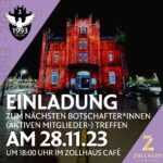 Einladung zum nächsten (aktiven) Mitglieder- und Interessierten-Treffen am 28.11.2023