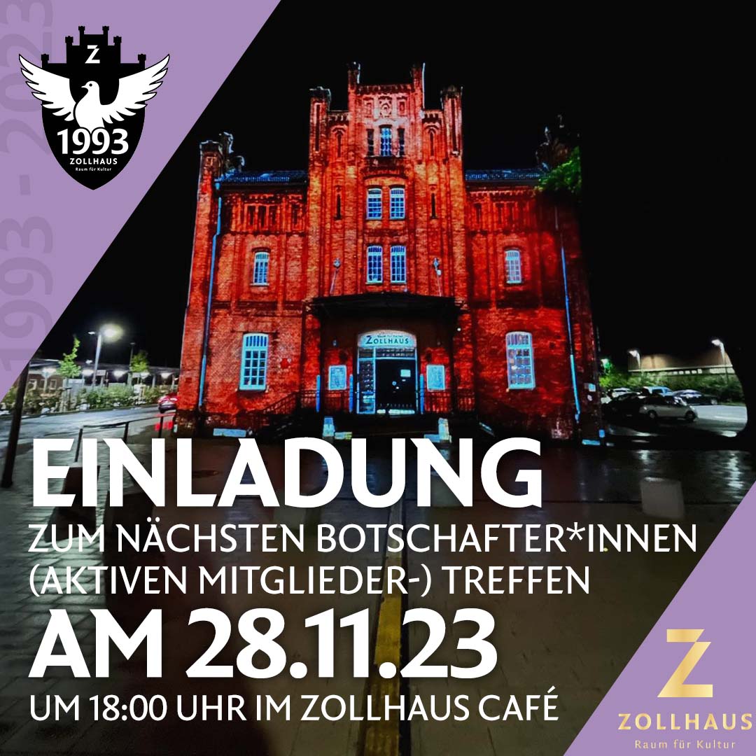 Einladung zum nächsten (aktiven) Mitglieder- und Interessierten-Treffen am 28.11.2023