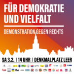 KLARE KANTE FÜR DEMOKRATIE UND VIELFALT - am 03.02.24 ab 14 Uhr