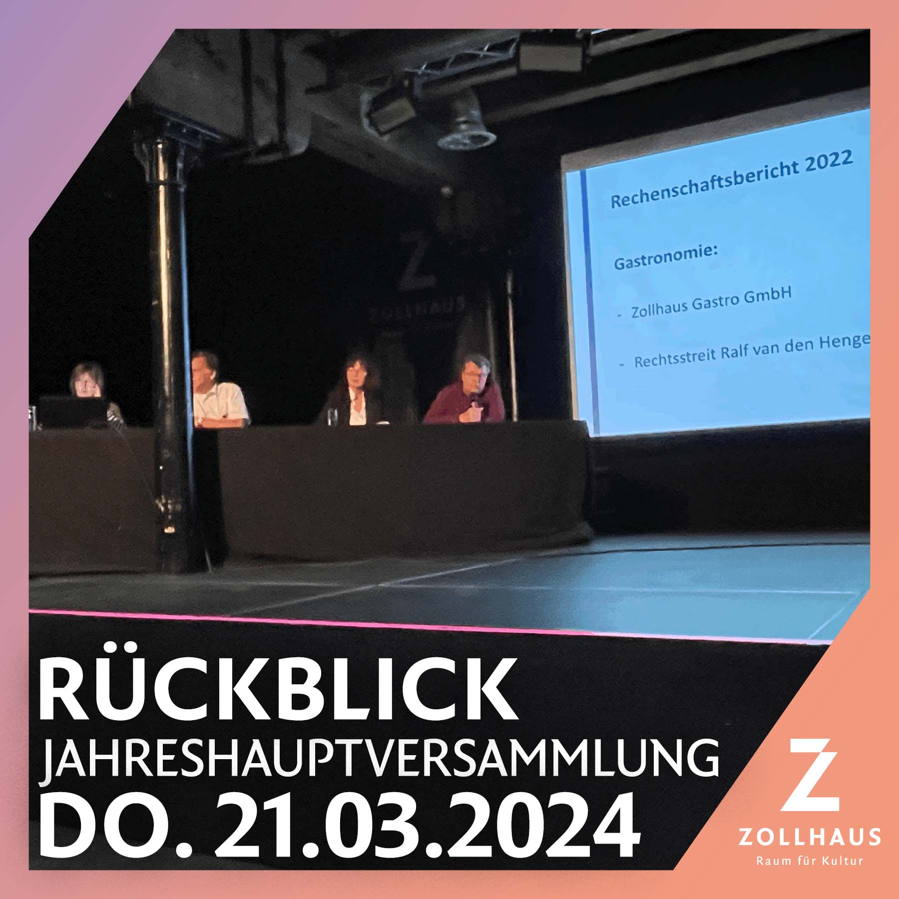 Rückblick Jahreshauptversammlung für das Geschäftsjahr 2022