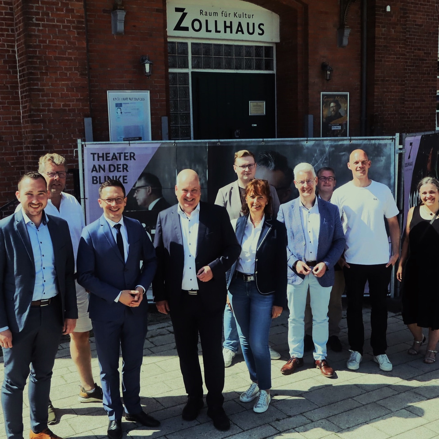 Minister zu Besuch im Zollhaus
