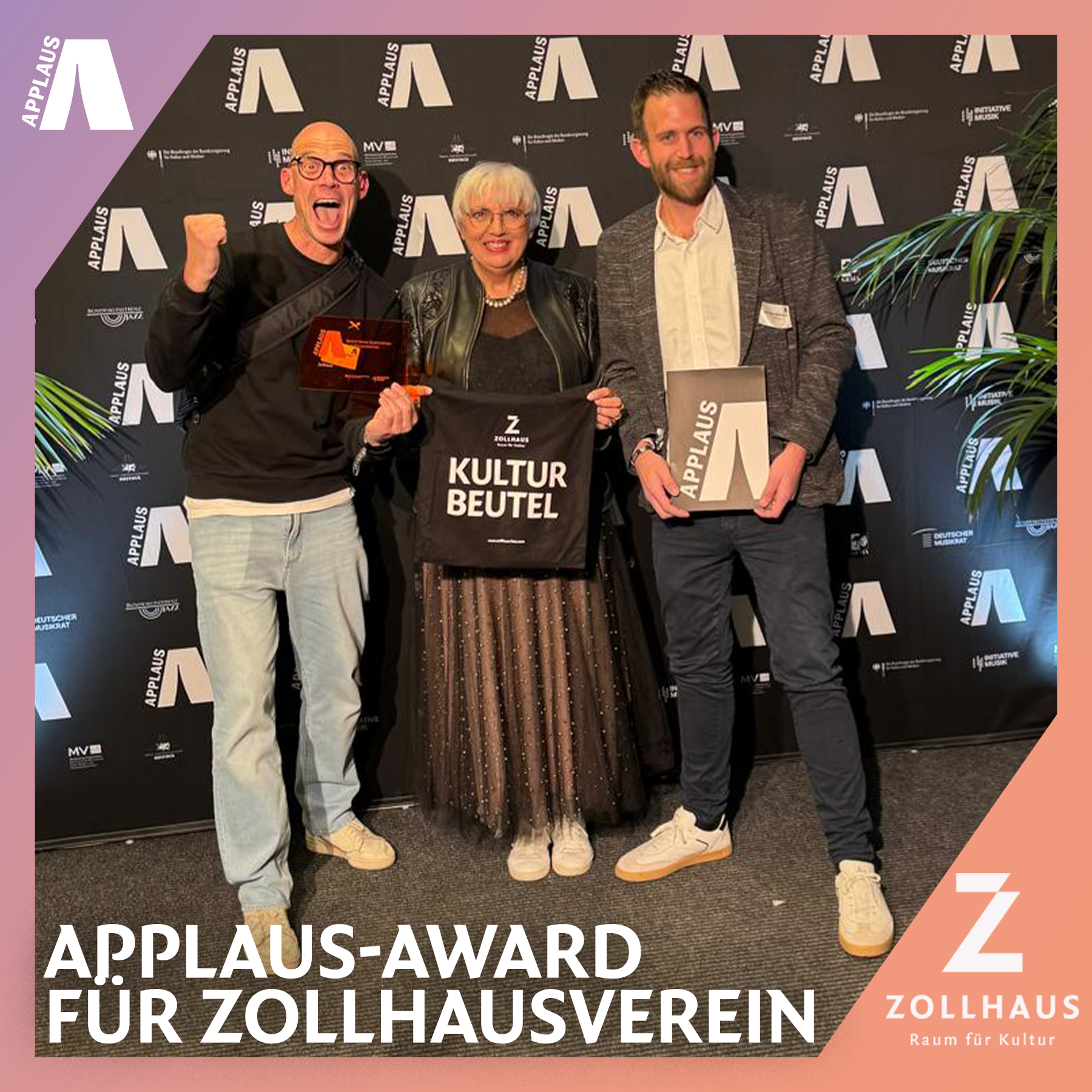 Zollhausverein gewinnt Applaus Award